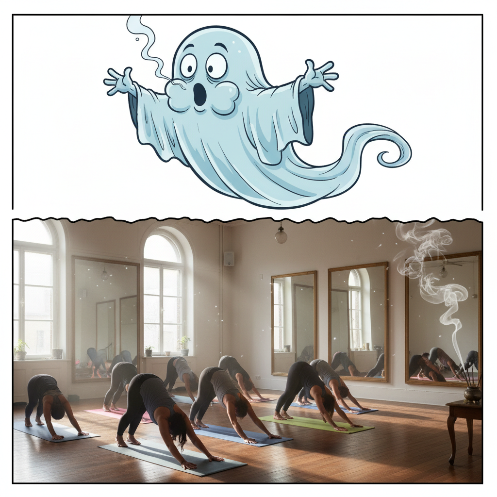 Ethel Haunts a Yoga Class
