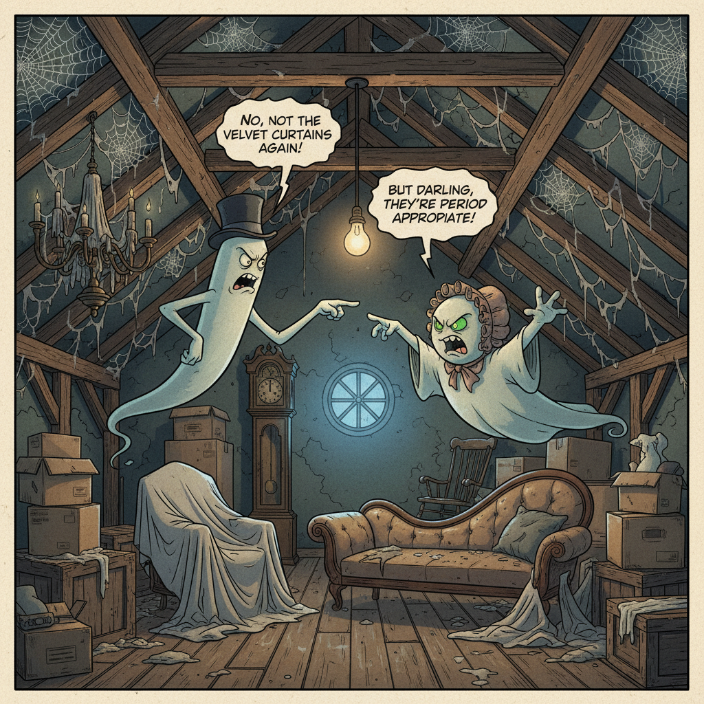 Two Ghosts, One Attic